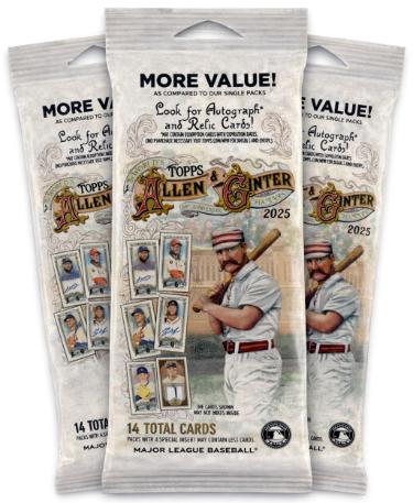 2025 Topps Allen & Ginter Baseball Value FAT Pack- Lot of 3- 42 Cards- New/Factory Sealed