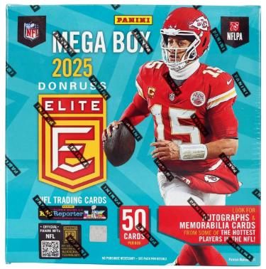 2025 Panini Donruss Elite NFL Football Mega Box - 10PK/5CPP- New/Factory Sealed