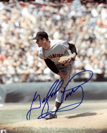 Gaylord Perry signed San Francisco Giants MLB Licensed 8x10 Photo -COA (HOF/2X CY)