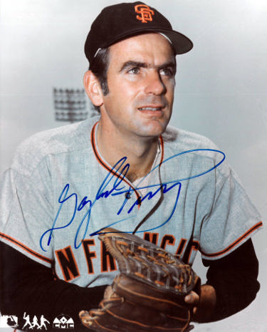 Gaylord Perry signed San Francisco Giants MLB Licensed 8x10 Photo- COA (HOF/2X CY/5X AS)