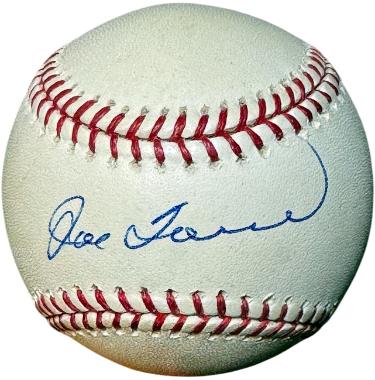 Joe Torre signed Rawlings Official Major League OML Baseball minor tone- COA