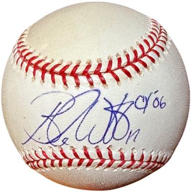 Brandon Webb signed Rawlings Official Major League Baseball minor tone CY 06- COA