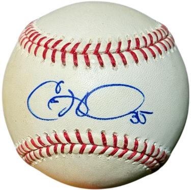 Cole Hamels signed Official Rawlings Major League Baseball #35 minor tone- COA