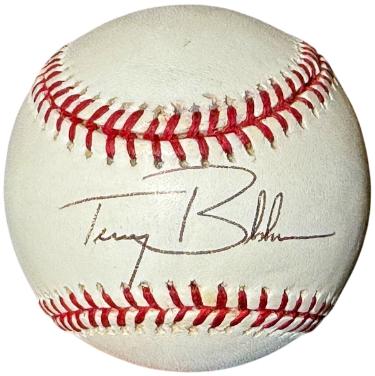 Terry Bradshaw signed Rawlings Official National League Baseball- COA (Norfolk St)