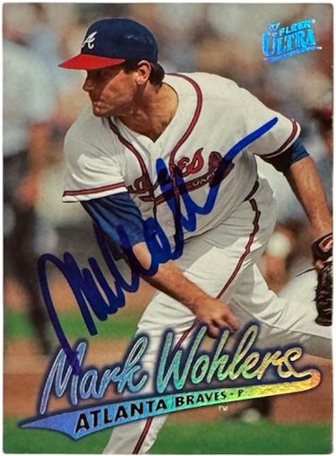 Mark Wohlers signed 1997 Fleer Ultra On Card Auto #162- COA (Atlanta Braves)