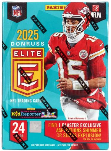 2025 Donruss Elite NFL Football Blaster Box- 6PK/4CPP/24CPB - New/Factory Sealed