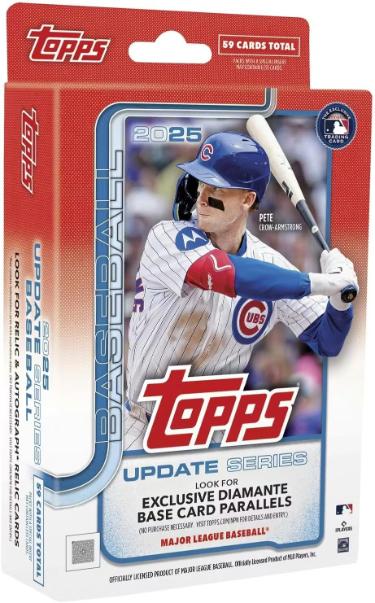 2025 Topps Update Series Baseball Card Hanger Box/59 Cards- New/Factory Sealed