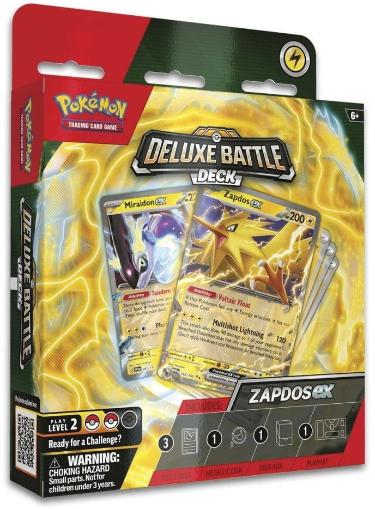 Pokemon TCG: Zapdos ex - Deluxe Battle Deck -60-card decks - Brand New- Sealed