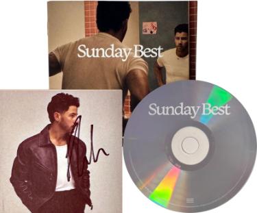 Nick Jonas signed 2026 Sunday Best 4x4 Photo Art Card with Album Cover Booklet & CD w/ Case- COA (Jonas Brothers)