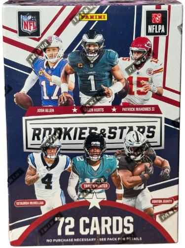 2025 Panini Rookies & Stars NFL Blaster Box- 6PK/12CPP/72CPB- New/Factory Sealed
