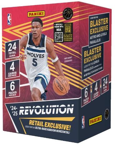 2024-25 Panini Revolution NBA Basketball Blaster Box- 6PK/4CPP- New/Factory Sealed