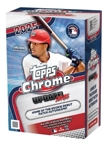 2025 Topps Chrome Update Series MLB Baseball Blaster Box - 7PK/4CPP/28CPB - New/Factory Sealed