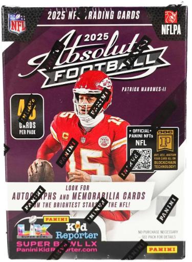 2025 Panini Absolute NFL Football Blaster Box- 6PK/8CPP/48CPB- NEW/Factory Sealed