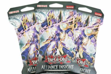 Yu-Gi-Oh Alliance Insight Konami 9-Card Pack w/ Foil Card Lot of 3 - Brand New/SEALED