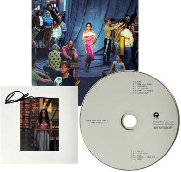 Demi Lovato signed 2025 It's Not That Deep 3.75x3.75 Art Card Insert/CD- COA