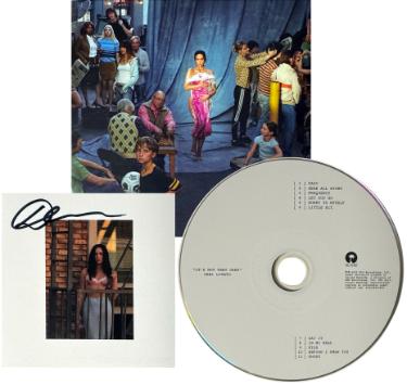 Demi Lovato signed 2025 It's Not That Deep 3.75x3.75 Art Card Insert/CD- COA