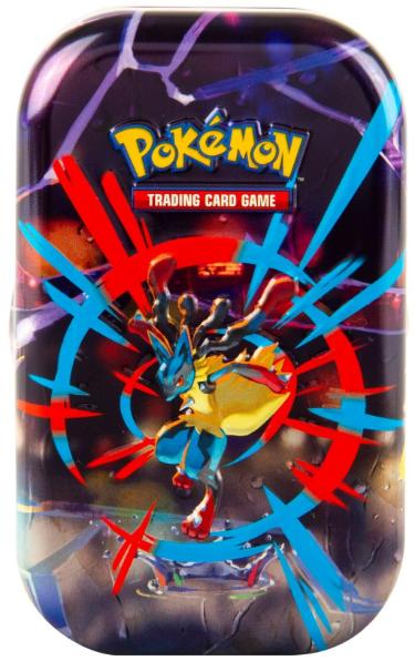 2025 Pokemon TCG: Mega Heroes Mini Tin (Lucario) 2 Packs- New/Factory Sealed