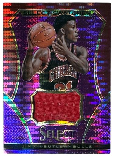 Jimmy Butler 2013-14 Panini Select Select Swatches Purple Prizm Card #19- /99 (Chicago Bulls)