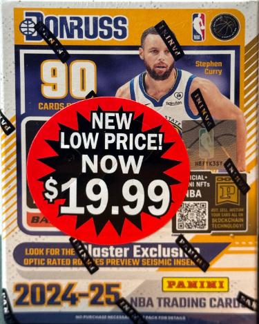 2024-25 Donruss NBA Basketball Blaster Box- 15PK/6CPP/90CPB - New/Factory Sealed