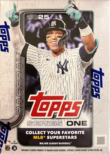 2025 Topps Series 1 MLB Baseball Double Blaster Box 15pks/14CPP/210CPB - New/Factory Sealed