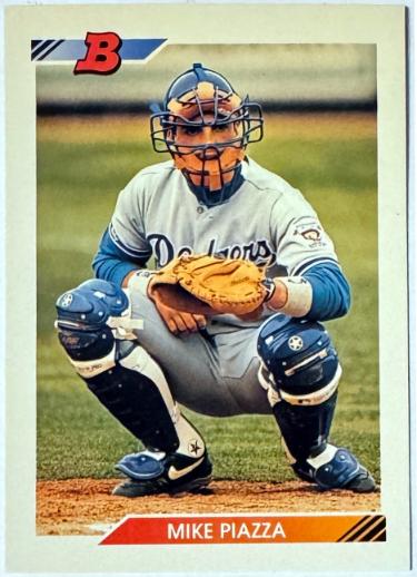 Mike Piazza 1992 Bowman Rookie Card (RC) #461 (Los Angeles Dodgers/HOF/12 X All Star)