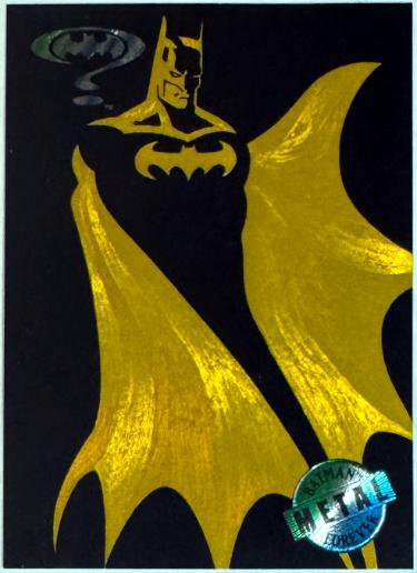 1995 DC Fleer Metal Batman Forever Gold Blaster Card #1 of 10