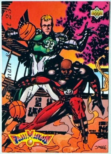 Michael Jordan/Larry Bird 1992-93 Upper Deck FaniMation Card 510- Birdman/Agent23