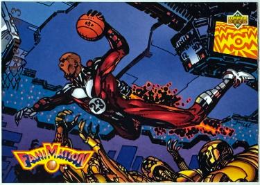 Michael Jordan 1992-93 Upper Deck FaniMation Agent 23 Card #506 (Chicago Bulls)