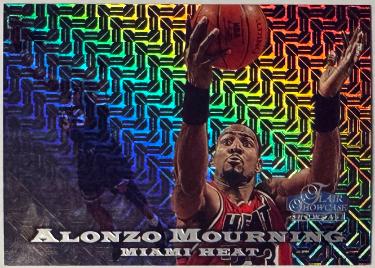 Alonzo Mourning 1997-98 Fleer Flair Showcase SP Showstopper Row 0 #66- /2000 (Miami Heat)