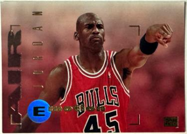 Michael Jordan 1994-95 Skybox Emotion Air Card #100 (Chicago Bulls/HOF/GOAT/45)