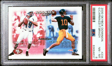 Tom Brady 2000 Skybox Dominion Rookie Card (RC) #234- PSA Graded 8 NM-MT (Michigan/New England Patriots/GOAT)