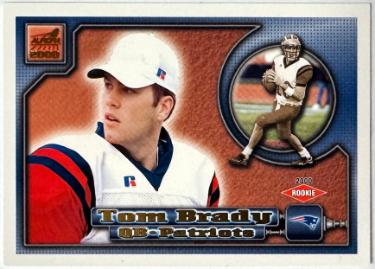 Tom Brady 2000 Pacific Aurora Rookie Card (RC) #84 - (New England Patriots/GOAT)