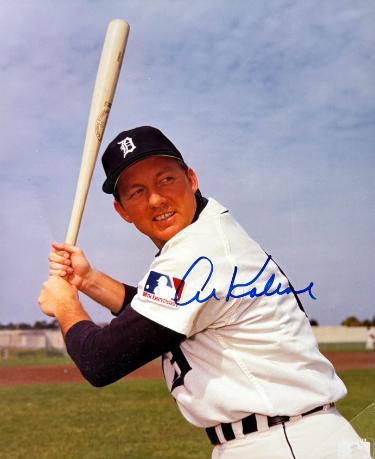 Al Kaline signed Detroit Tigers MLB 8x10 Photo imperfect - NFL Alumni LOA (HOF)