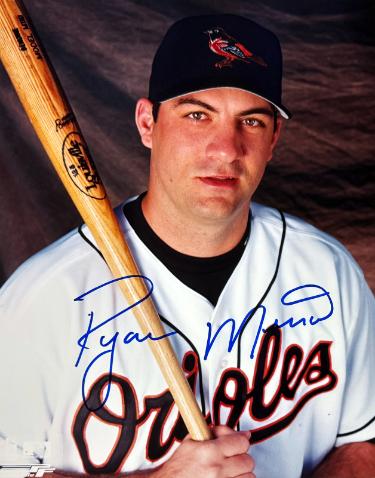 Ryan Minor signed Baltimore Orioles MLB Licensed 8x10 Photo- COA/Show Ticket