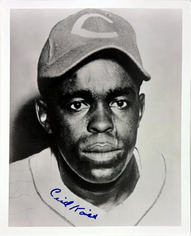 Cecil Kaiser signed Homestead Grays Negro League 8x10 Photo imperfect- COA/Ticket