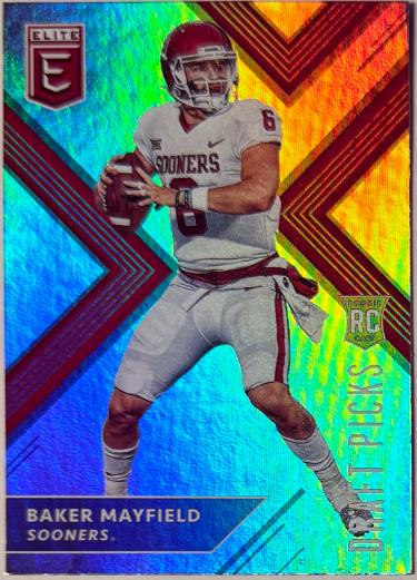Baker Mayfield 2018 Panini Elite Draft Picks Rookie Card (RC) #139 (Oklahoma/Bucaneers)