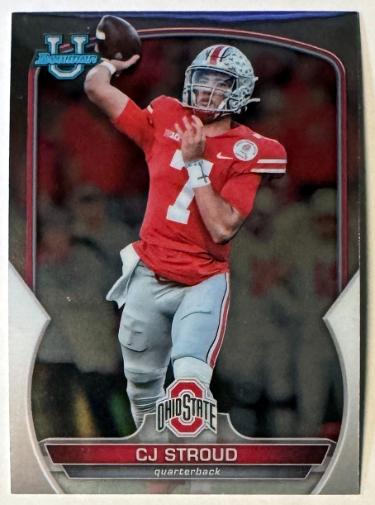 CJ/C.J. Stroud Stroud 2022 Bowman U Chrome Rookie Card (RC) #100 (Ohio State/Texans)