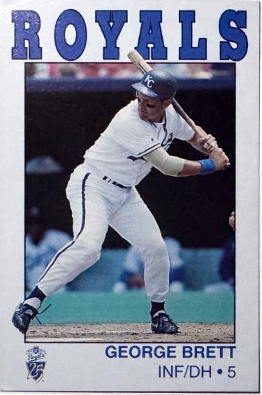 George Brett 1993 KC Life Insurance/Police Oversized Card (Kansas City Royals)