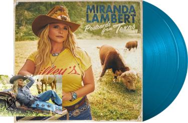 Miranda Lambert Postcards From Texas Signed 4x 6 Art Insert/Double LP/Vinyl/Record- COA