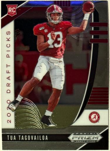 Tua Tagovailoa 2020 Panini Prizm Draft Picks Rookie Card (RC) #101 (Alabama Crimson Tide)
