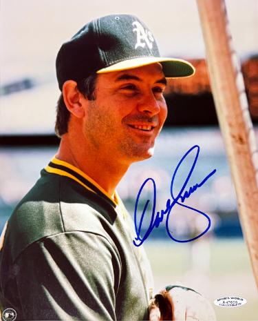 Dave Kingman signed Oakland A's MLB 8x10 Photo - Sports World COA #A47608