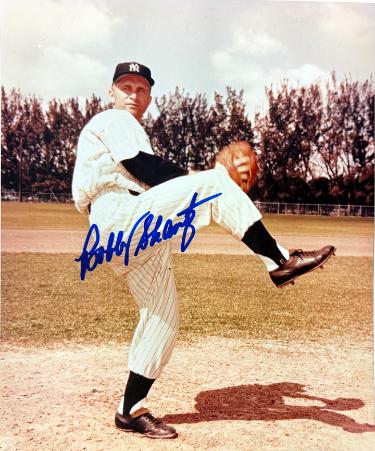 Bobby Shantz signed New York Yankees 8x10 Photo- COA (World Series Champ/8X GG)