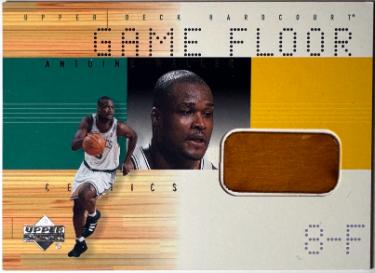 Antoine Walker 2000-01 Upper Deck Hardcourt Game Floor Card #AW-F (Boston Celtics)