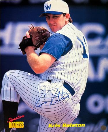 Kris Ralston signed Signature Rookies 8x10 Photo- Signature Rookies Hologram/COA (Royals/Wilmington Blue Rock)
