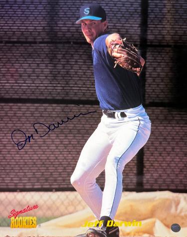 Jeff Darwin signed Signature Rookies 8x10 Photo- Signature Rookies Hologram/COA (Seattle Mariners)
