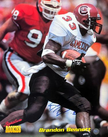 Brandon Bennett signed Signature Rookies 8x10 Photo- Signature Rookies Hologram/COA (South Carolina)