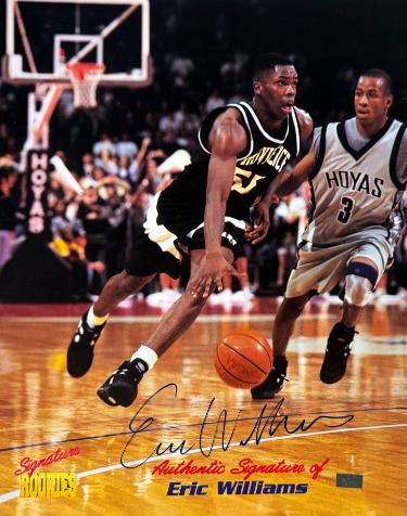 Eric Williams signed Signature Rookies 8x10 Photo- Signature Rookies Hologram/COA (Providence)