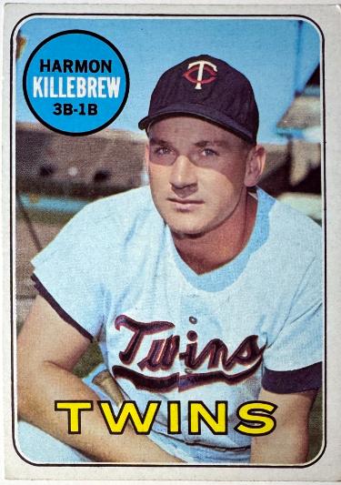 Harmon Killebrew 1969 Topps Card #375 (Minnesota Twins)