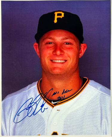 Gerrit Cole signed Pittsburgh Pirates 8x10 Photo RD1 Pick 2011 imperfect- COA