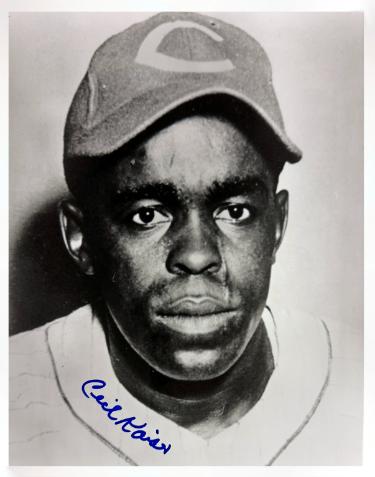 Cecil Kaiser signed Homestead Grays Negro League 8x10 Photo Dings- COA/Ticket
